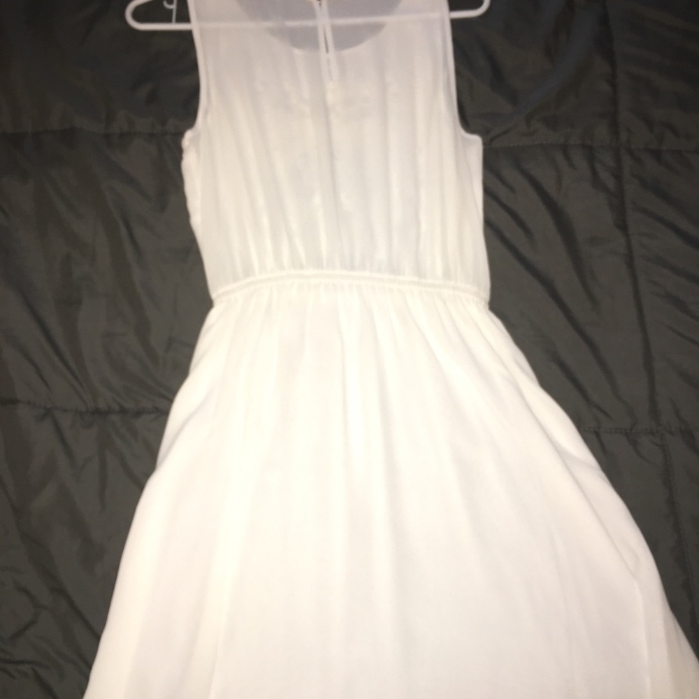 Simple white dress